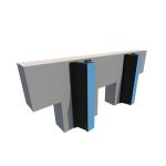 Waterproof Arch Rubber Boat Dock Bumper Flexible V Type Fender