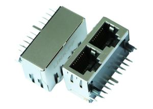 Wholesale 5406562-2 Shielded 1x2 Port RJ45 Magjack Connector Without Magnetics LPJEF102CNL from china suppliers
