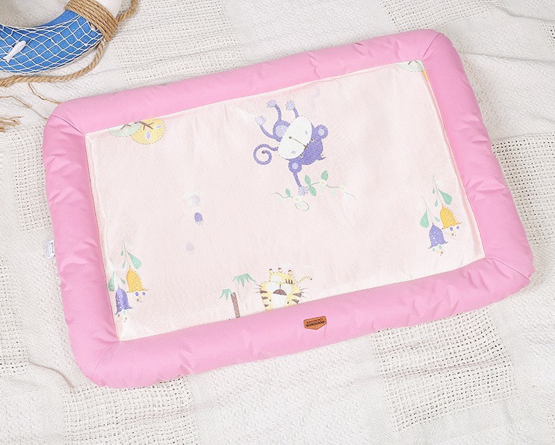 blush pink dog bed