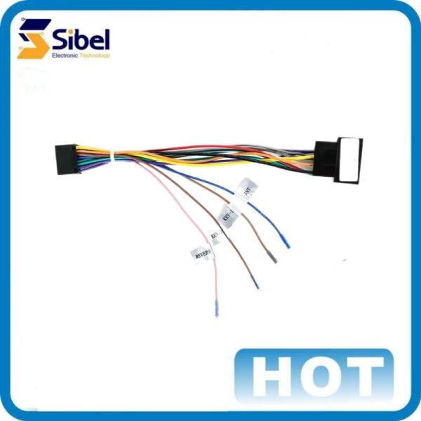 Car Radio Stereo Head Unit 16Pin wire harness unit Adapter For Universal Android