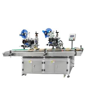 Wholesale Automatic plane label machines double vegetable cling film labeling machine from china suppliers