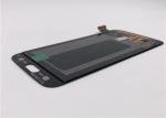Black Samsung S6 Lcd Digitizer Fix Cracked , Samsung Original Spare Parts