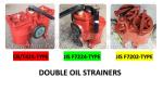 Duplex crude oil filter; CBM1134-82 small duplex double oil filter; CBM1132-82