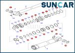 Bucket Cylinder Seal Kit Komatsu 721-98-01740 721-98-01740 For PC490LCI-11