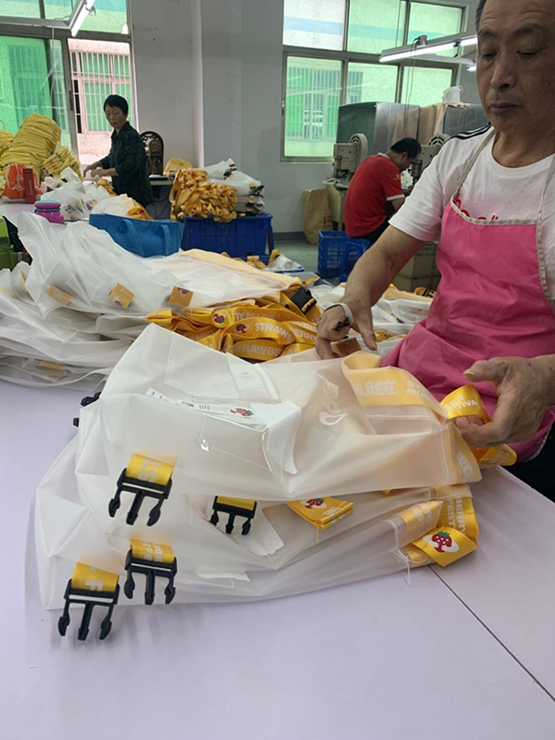 Hot Sales Factory PEVA Reusable Drawstring Bag eco Friendly Packaging Bag Drawstring Backpack