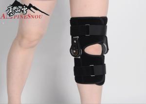 Wholesale Adjustable Knee Fixation Brace / Neoprene Knee Brace Dual Purpose Black Color from china suppliers