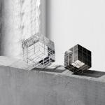 Eye-catching Glass Rubik's Cube for Interior Table Decoration Home Decorations