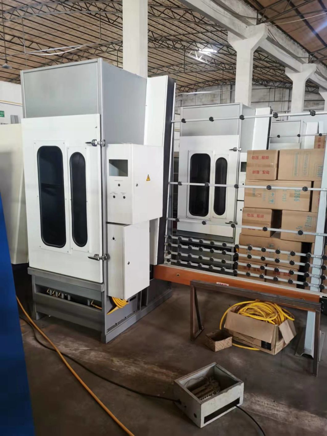 Shower Door Glass Sandblasting Machine Sand Blasting Glass Equipment