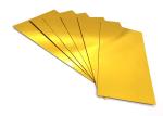 Grey Back Cake Boards Metalized Shiny Laminated Gold Foil Paper