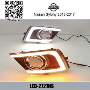 Wholesale Nissan Sylphy 2016-2017 DRL LED Daytime driving turn signal Fog Lights from china suppliers