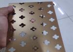 Architectural Decorative PVDF Perforated Metal Facades 1500*2500mm