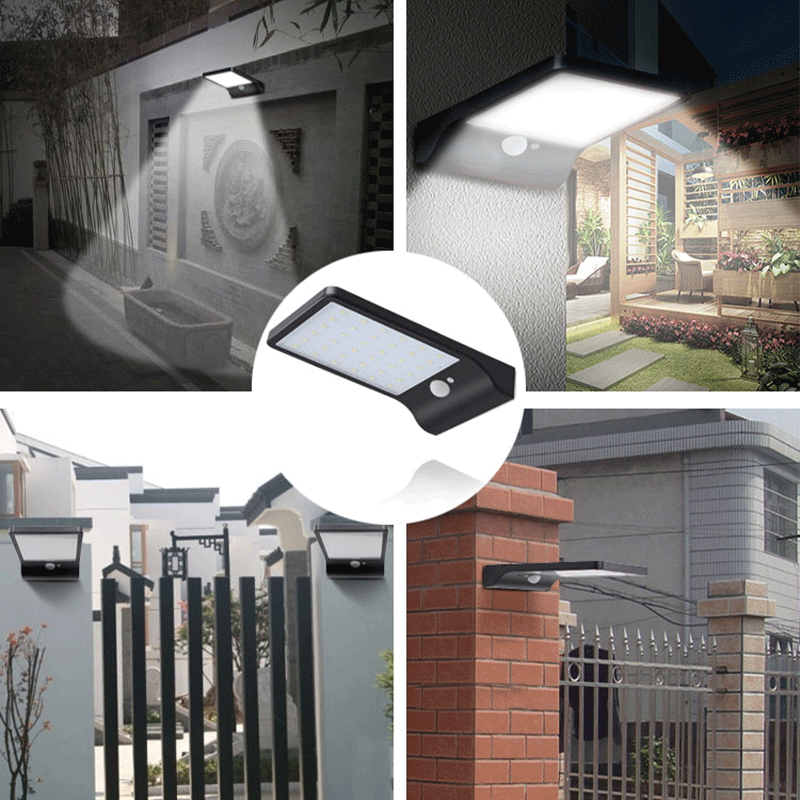 Motion sensor wall light waterproof garden light