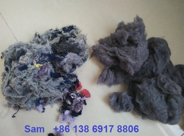 High capacity cotton polyester yarn waste hard waste recycling machine for spinning