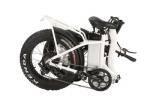Max Speed 30km/h 36V 13ah White Electric Bike with 20 Inch Snow Fat Tire DOMANCA