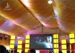 Yellow Lining Decoration Outdoor Event Tent , outdoor canopy tent Aluminum Alloy