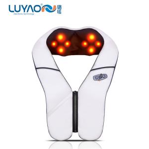 Wholesale Intelligent PU Shiatsu Neck Shoulder Massager Positive And Reserve Zipper Merge from china suppliers