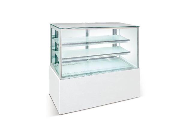 R134a Digital Control Bread Shop Cake Display Cooler Stainless Steel Material