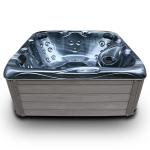 Customized 4 People Outdoor Spa Bathtubs Freestanding European Design Spa