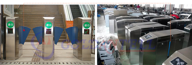 Worthy of trust rfid card reader security turnstile gate