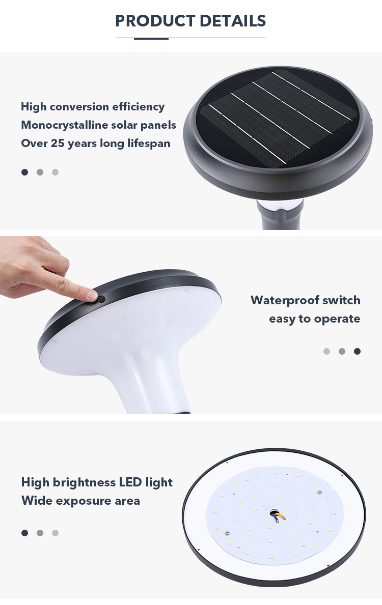 Customize Outdoor LED Solar Pathway Lights Waterproof For Decoration
