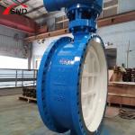 Cast Steel Welded Butterfly Valve Wafer Type For Petrochemical Industry