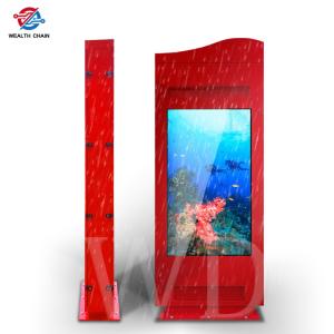 Wholesale Flag Shape Dual LCD 65&quot; 55&quot; 43&quot; Screen Outdoor Interactive Kiosk For Roadside from china suppliers