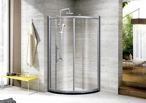 Wholesale Sliding door Tempered Glass Shower Enclosure Polished Frame Surface Finishing from china suppliers