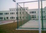 4.5mm After Coated Pvc Galvanized Diamond Chain Link Fence For Factory Game