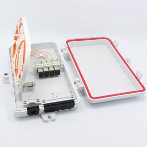 Wholesale 4 Core Fiber Optic Terminal Box PLC Splitter Waterproof For Ftth from china suppliers