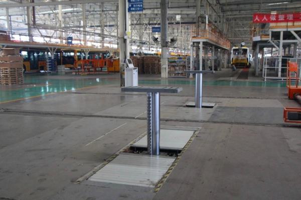 Quality Heavy Duty In Ground Car Lifts Cheap Price Underground Hydraulic Lifting Equipment for Repairing Buses and Trucks for sale