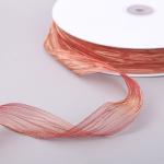 Gift Wrapping 25mm Organza Ribbon Korea 2.5cm Sheer Wired Ribbon