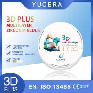 Wholesale 98 95 System 3d Pro Plus Multilayer Zirconia Dental Blocks Vita 16 Color from china suppliers