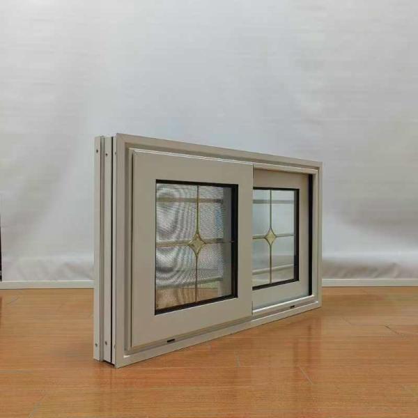 Thermal Break Aluminium Sliding Windows Bathroom Residential Aluminium Windows