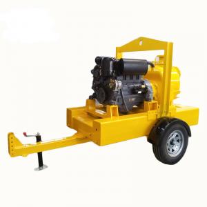 Wholesale electric motor powered self priming trash pump Diesel Engine Driven Septic Tank Pump With Trailer Mounted from china suppliers