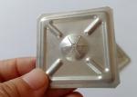 Stainless Steel 50mm Insulation Self Locking Washers Square Beveled