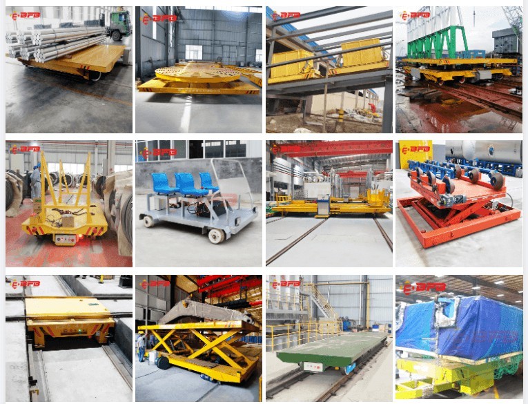 Smart 10 Ton Steerable Transfer Cart Robot Supplier For Steel Beam Handling