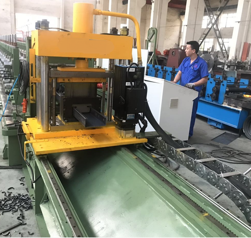 Shearing of C post machine