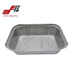1.8lbs Rectangular Foil Trays 220x160mm Oil Resistance
