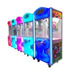 Metal Acrylic Plastic 60KG Capacity Coin Operated Claw Crane Vending Machine for