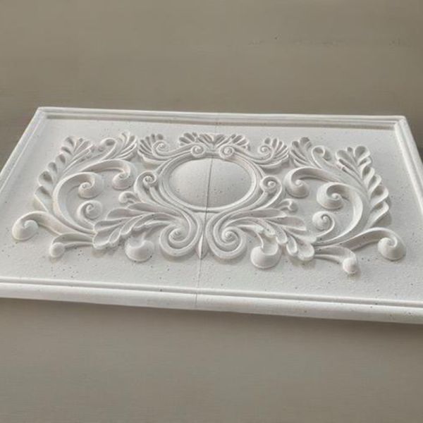 Lightweight Architectural Foam Medallions EPS Polystyrene Molding Styrofoam Decorative For Hotels Villa