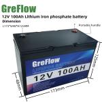 OEM ODM Plastic Case 12 Volt LiFePo4 Battery 12v 200ah Smart BMS long Life