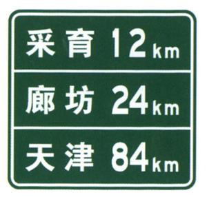 Wholesale Guide Road Sign Disc High Speed Way Place Sign Sheet Maker Direction Aluminium Sheets Distance Signs Board For Sale from china suppliers