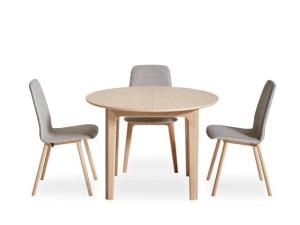 Wholesale Easy Assembly Modern Indoor Furniture Sleek Durable Round Dining Table Set from china suppliers