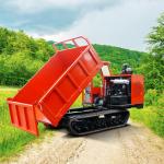 6 Tons Crawler Dumper Truck Mini Hydraulic Weichai Diesel Engine Powered for