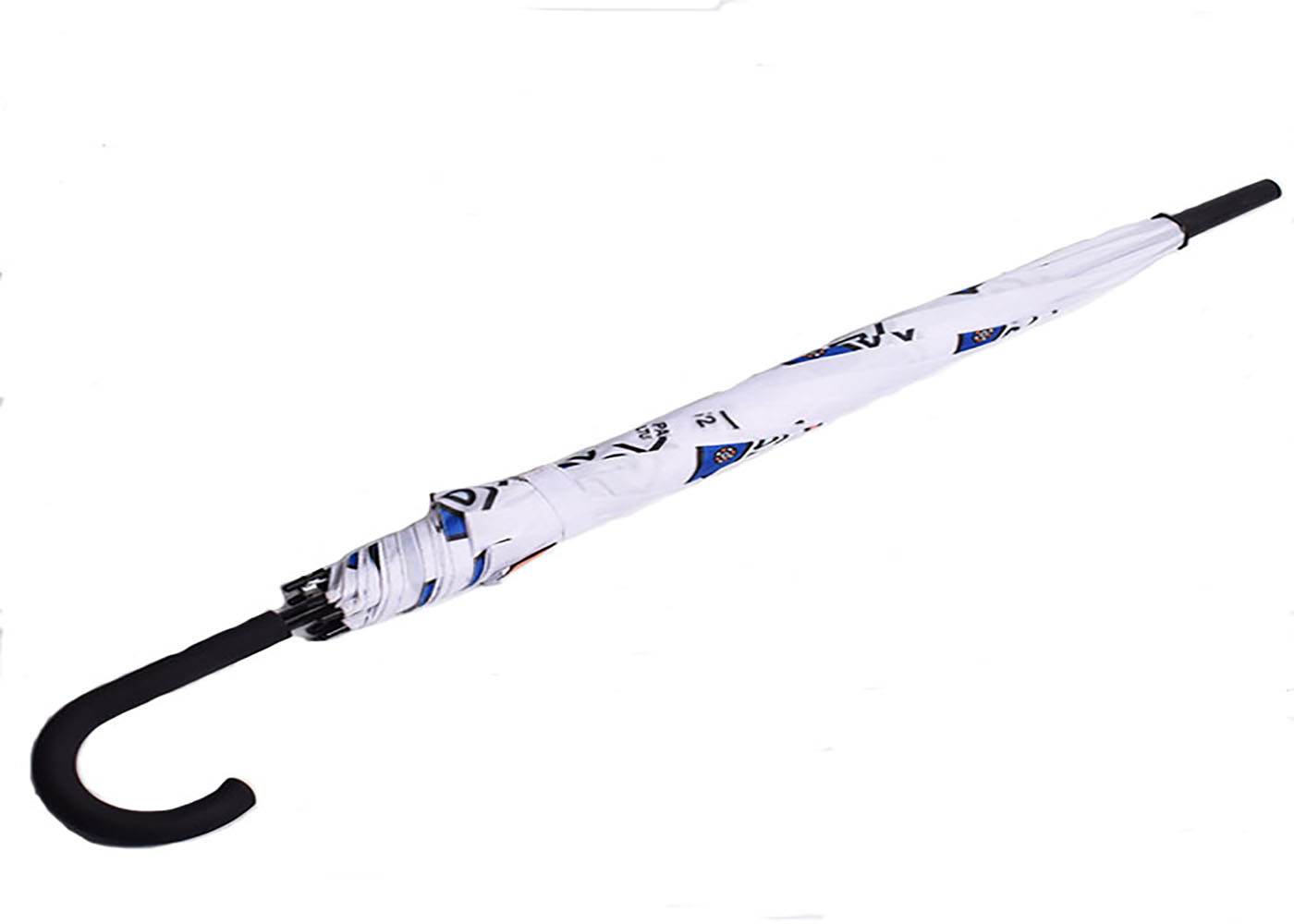 Polyester / Pongee Fabric Women'S Stick Umbrellas , Rain Stick Golf Umbrella