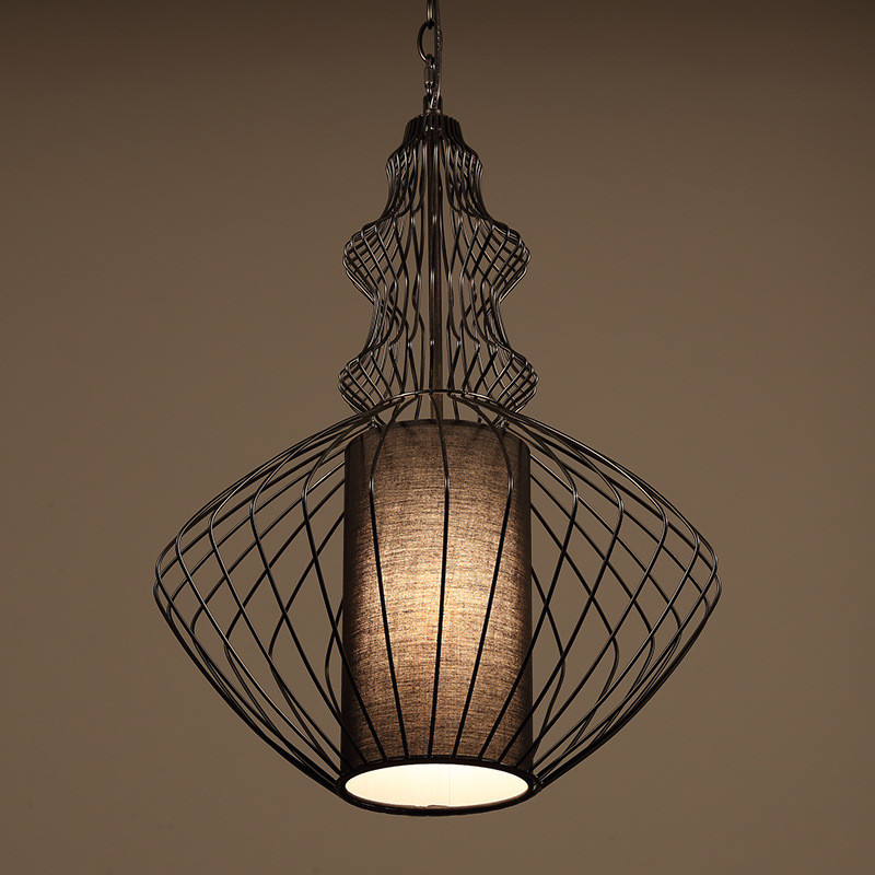 Loft Birds Cage Pendant Lamp For Kitchen Bedroom Dining room Lighting Fixtures (WH-VP-50)