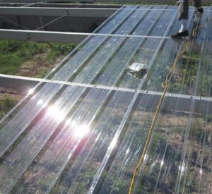 Wholesale Transparent Polycarbonate Corrugated Sheet PV Roofing For Greenhouse Sun Room from china suppliers