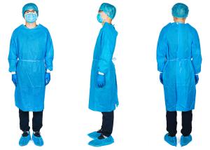 Wholesale SMS Body Protection Medical Disposable Gowns , Anti Static SMS Isolation Apron from china suppliers