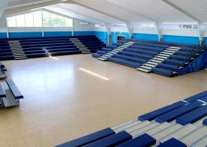 Wholesale Multi Purpose Retractable Grandstands With Leather Upholstery Bench from china suppliers