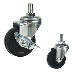 Wholesale OEM 50mm Swivel Locking Threaded Stem Castors Without Bearing from china suppliers